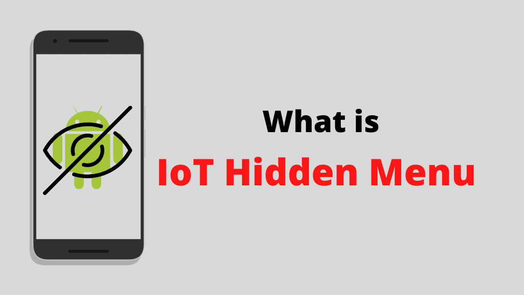 What is IoT Hidden Menu?