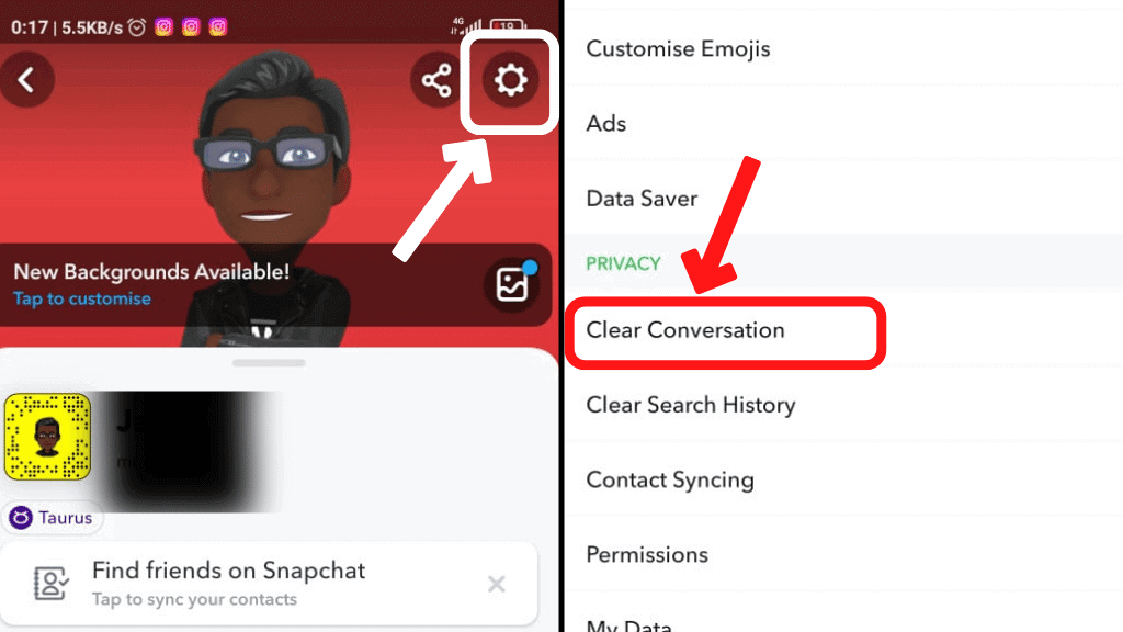 How to delete messages on Snapchat that the other person saved?
