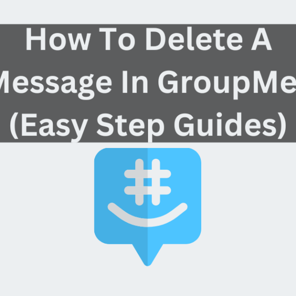 how to delete a message in groupme