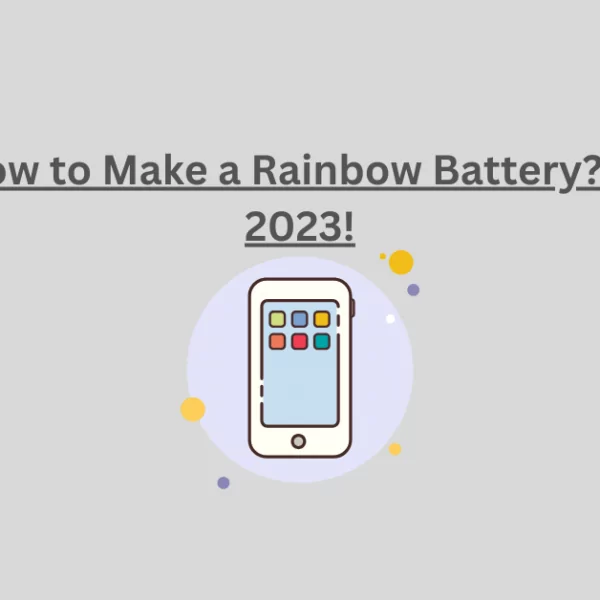How to Make a Rainbow Battery