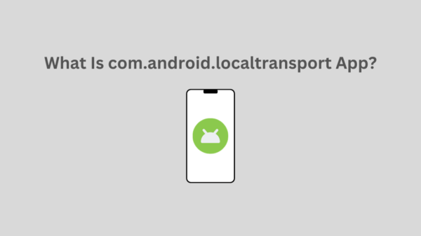 What Is com.android.localtransport App?
